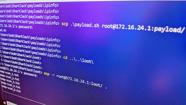 Two key commands for Shark Jack users - Payload Hub